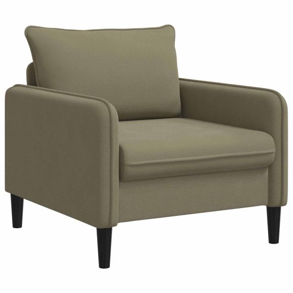 XL-Sessel Khaki Samt