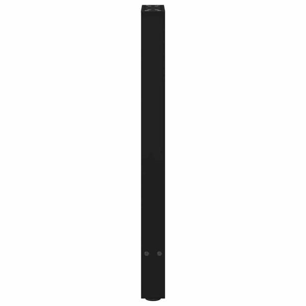 Konsolentischbeine Schwarz 2 Stk. 38x(72-73) cm Stahl