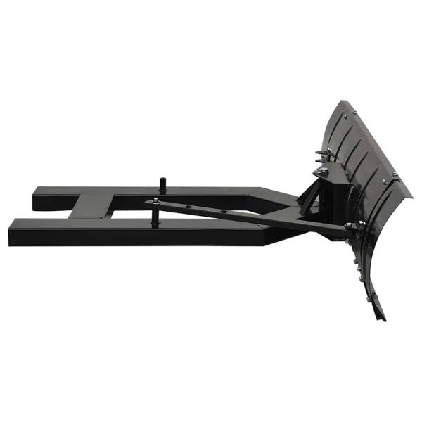 Schneeschild f?r Gabelstapler 150x38 cm Schwarz