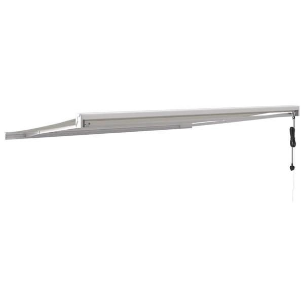 Markise Einziehbar Creme 4,5x3 m Stoff und Aluminium