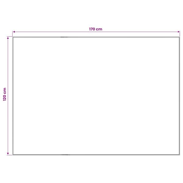 Teppich ORIZ Schwarzes Netzmuster 120 x 170 cm 100% Polyester