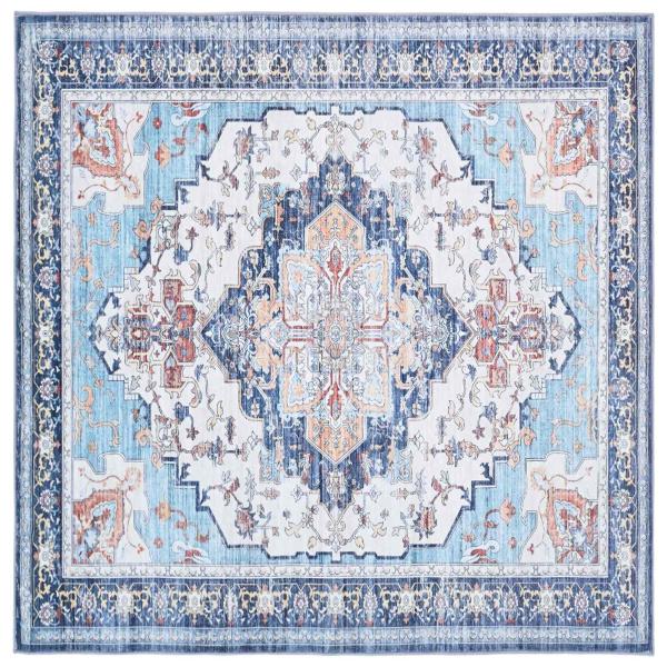 Teppich ORIZ Mehrfarbig 160 x 160 cm 100% Polyester