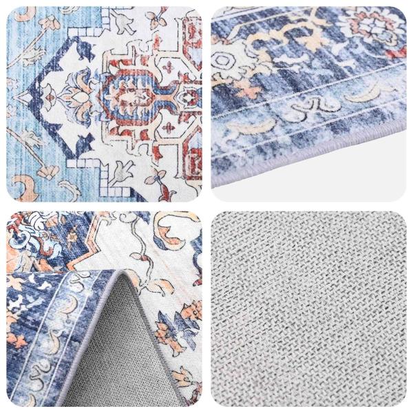 Teppich ORIZ Mehrfarbig 160 x 160 cm 100% Polyester
