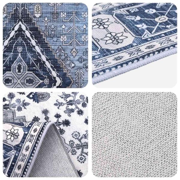 Teppich ORIZ Dunkelblau 240 x 340 cm 100% Polyester