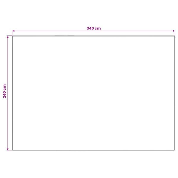 Teppich ORIZ Dunkelblau 240 x 340 cm 100% Polyester