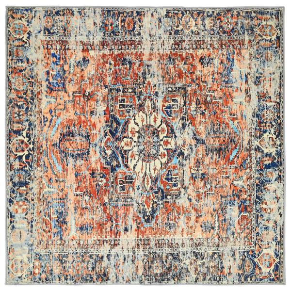 Teppich ORIZ Orange 200 x 200 cm 100% Polyester