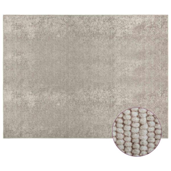 Teppich Beige 300 x 400 cm 100% Polyester 3 mm Waschbar