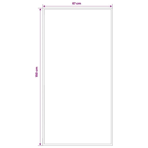 Teppichläufer FLORNES Gewebt Ocker 67 x 150 cm PP 7 mm