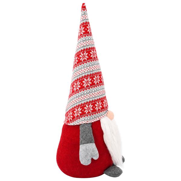 Weihnachtswichtel Rot 80 cm Polyester
