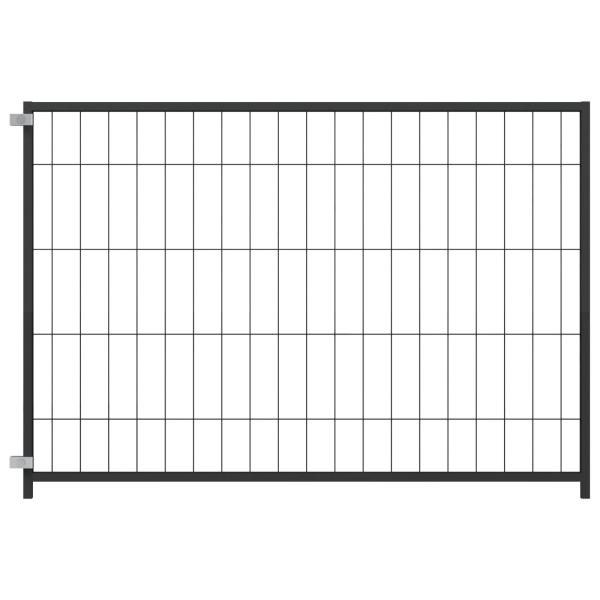 Hundezwinger Schwarz 300x100x70 cm Stahl
