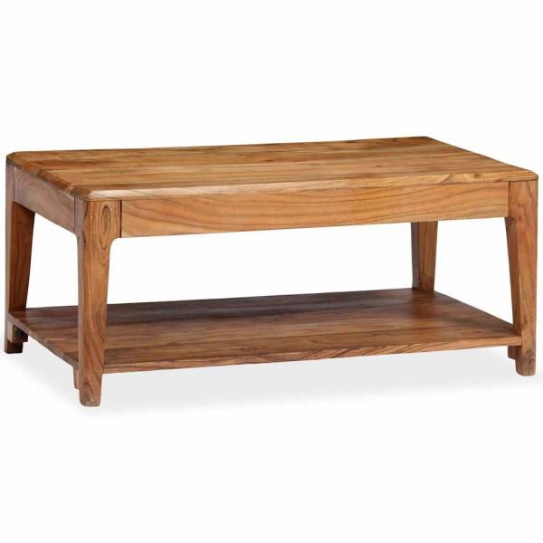 ARDEBO.de - Couchtisch Massivholz 88x50x38 cm