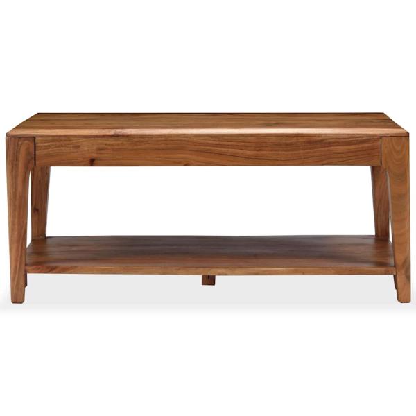Couchtisch Massivholz 88x50x38 cm