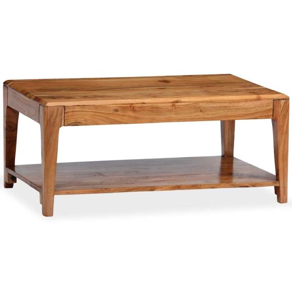 Couchtisch Massivholz 88x50x38 cm