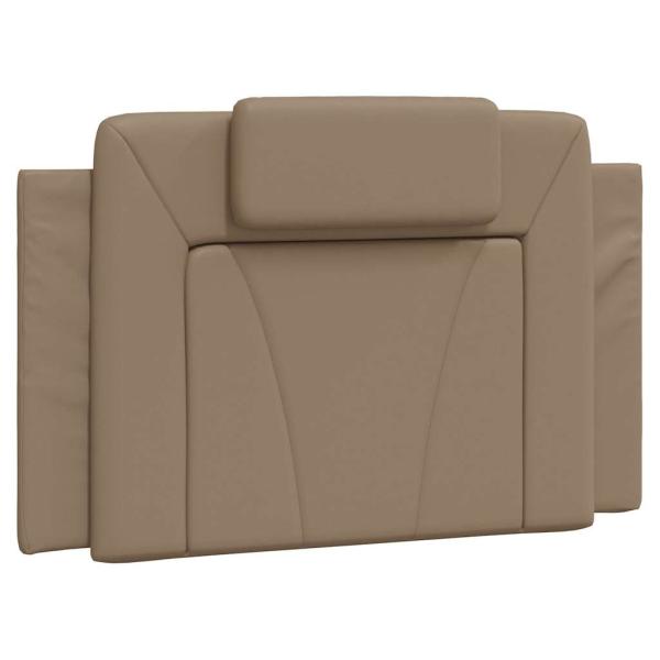 Bettgestell "Viana" ohne Matratze Cappuccino-Braun 90x190 cm Kunstleder