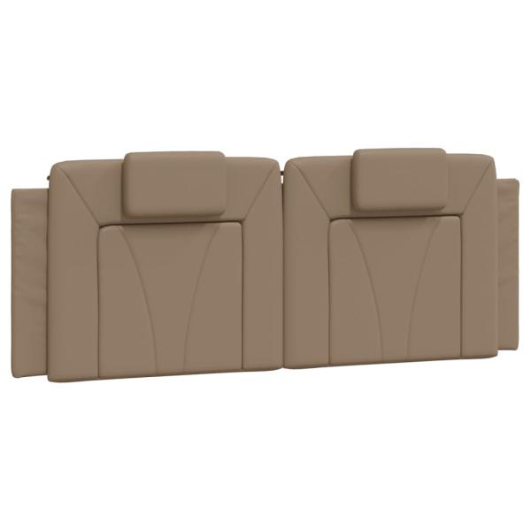 Bettgestell "Viana" mit LED ohne Matratze Cappuccino-Braun 140x200 cm
