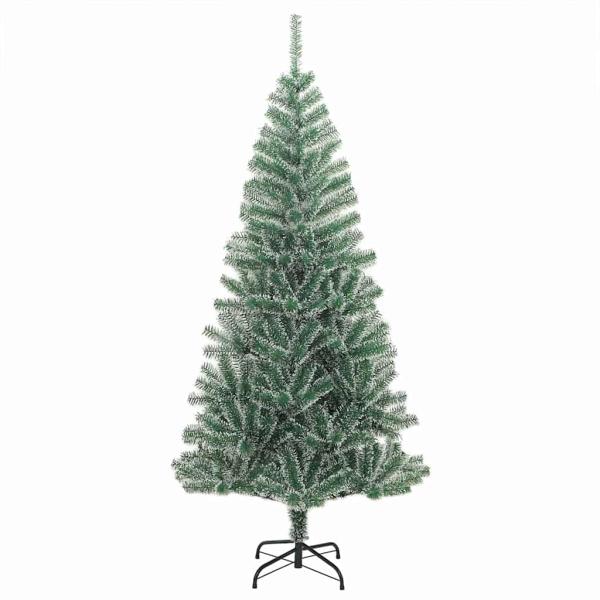 Künstlicher Weihnachtsbaum beschneit mit LED Licht 180 cm