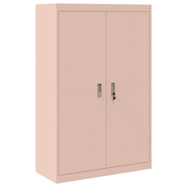 Aufbewahrungsschrank Rosa 90 x 40 x 140 cm Stahl