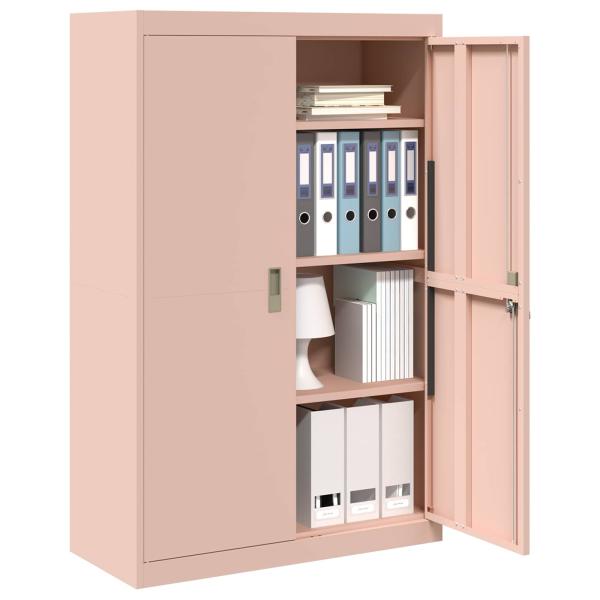 Aufbewahrungsschrank Rosa 90 x 40 x 140 cm Stahl