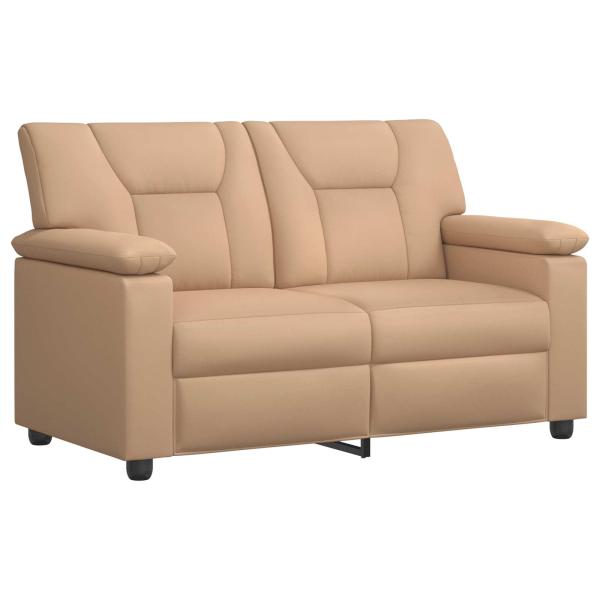 Sofa-Set 2 pcs Cappuccino Kunstleder