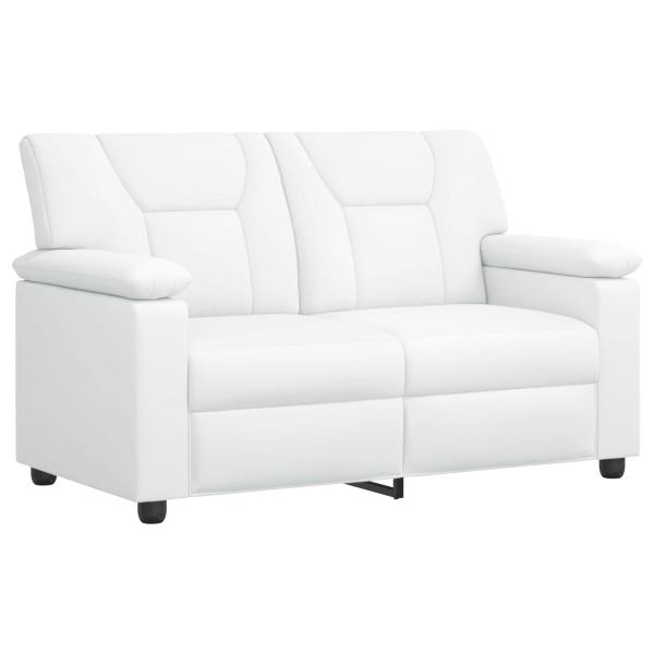 Sofa-Set 2 pcs Weiß Kunstleder