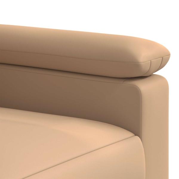 Sofa-Set 2 pcs Cappuccino Kunstleder