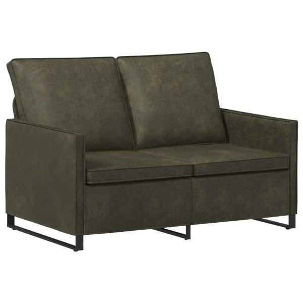 Sofa-Set 2 pcs Olivegrün Kunstwildleder