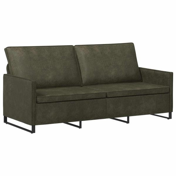 Sofa-Set 2 pcs Olivegrün Kunstwildleder