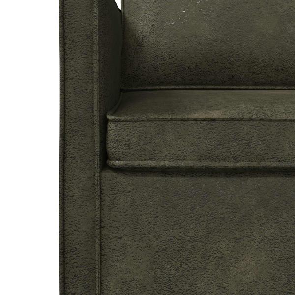 Sofa-Set 2 pcs Olivegrün Kunstwildleder