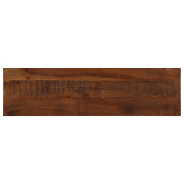 ARDEBO.de - Tischplatte 120x30x3,8 cm Rechteckig Altholz Massiv