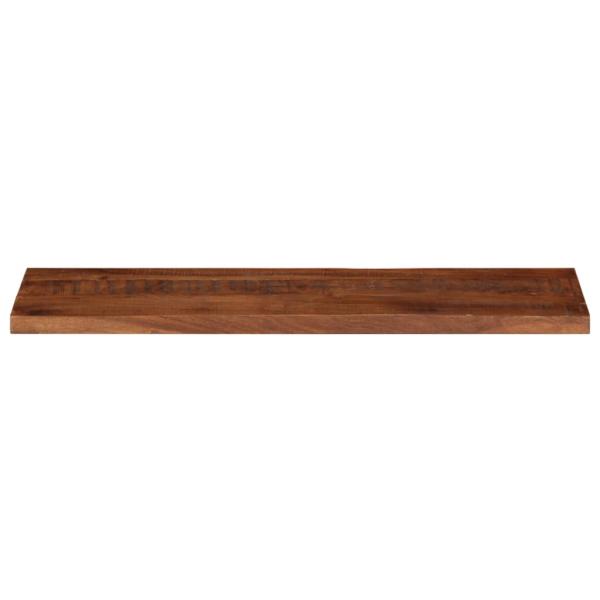 Tischplatte 120x30x3,8 cm Rechteckig Altholz Massiv