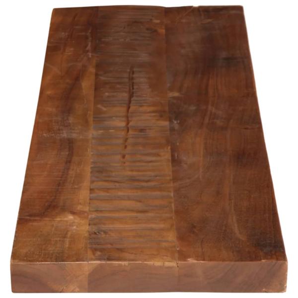 Tischplatte 120x30x3,8 cm Rechteckig Altholz Massiv