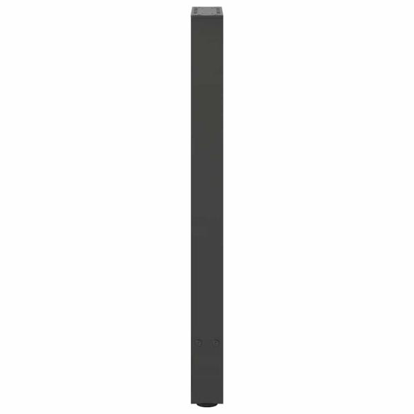 Konsolentischbeine Anthrazit 2 Stk. 38x(72-73) cm Stahl