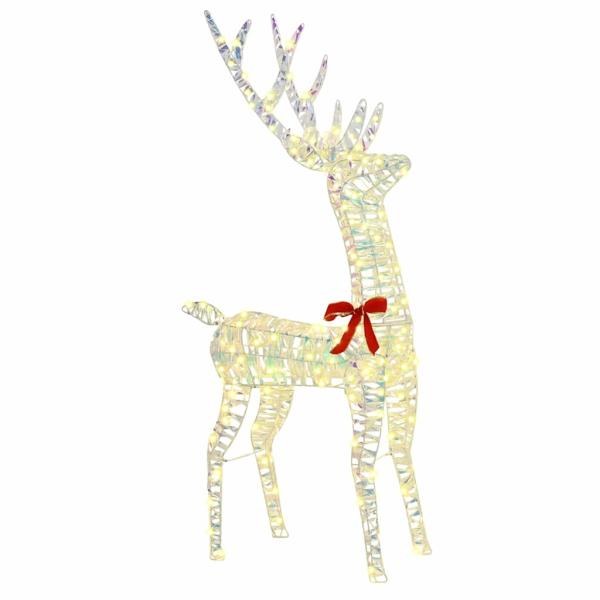 Rentierfamilie 3 stk. 300 LEDs Warmweiß 67 x 26 x 127 cm PET