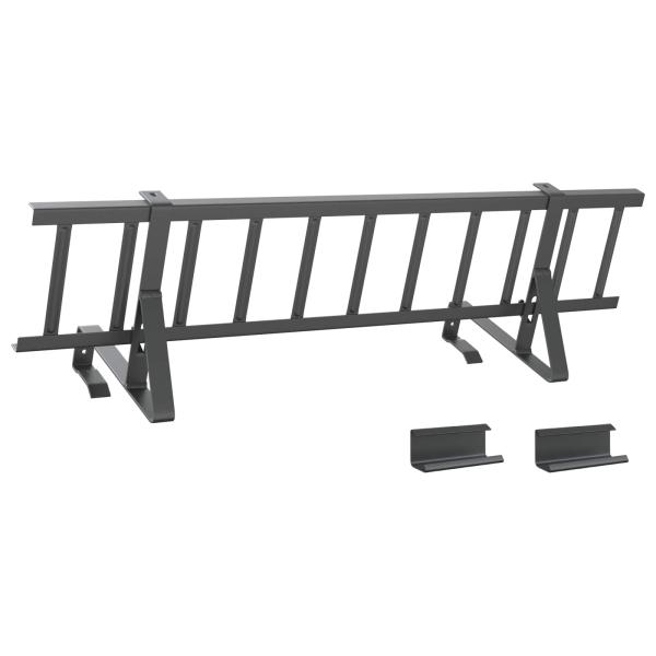 Schneefanggitter Anthrazit 800 x 29,5 x 34,5 cm Stahl