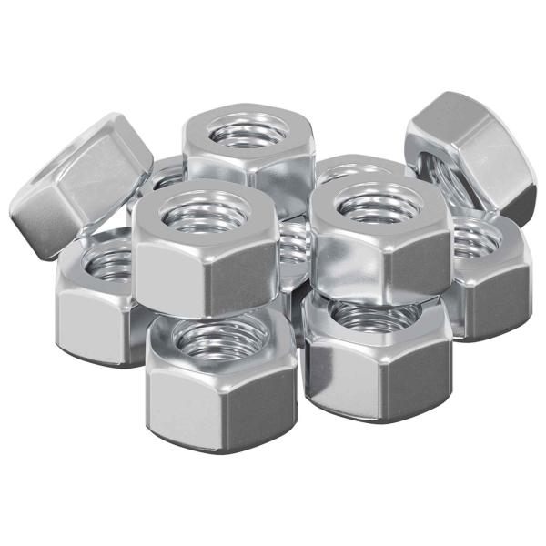 ARDEBO.de - Sechskant-Eichelmuttern 3913 pcs Silber Metall