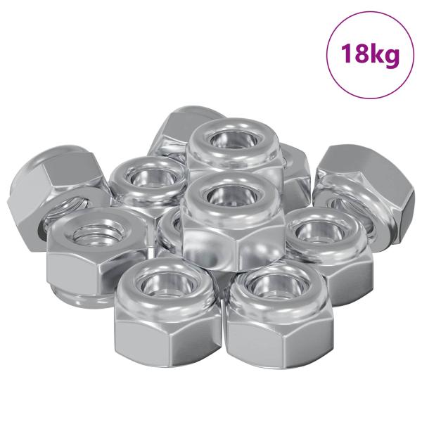 Mutter 9574 Stk. Silber M6 x 10 mm Eisen