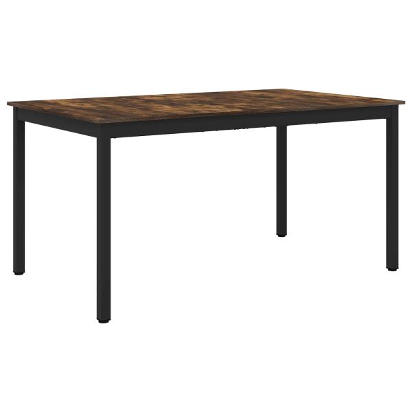 Esstische 150 x 90 x 75 cm Holzwerkstoff Räuchereiche