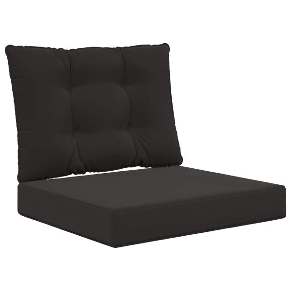 Sofakissen für draußen Stoff Schwarz 60 x 50,5 cm