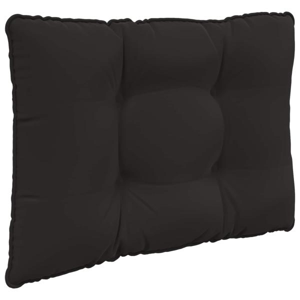 Sofakissen für draußen Stoff Schwarz 60 x 50,5 cm