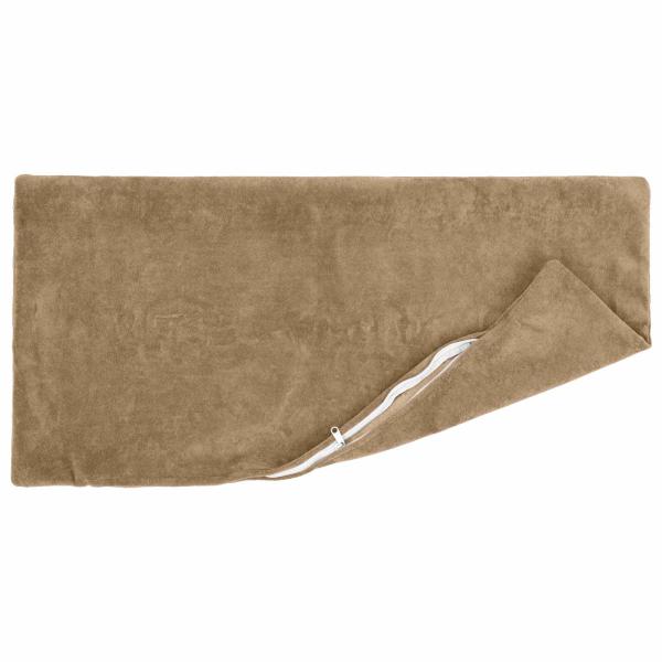 Wurfkissen 6 stk. HEERLEN Taupe 30 x 50 cm Mikrofaser Fleece