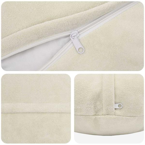 Wurfkissen 2 stk. HEERLEN Creme Durchmesser 30 cm