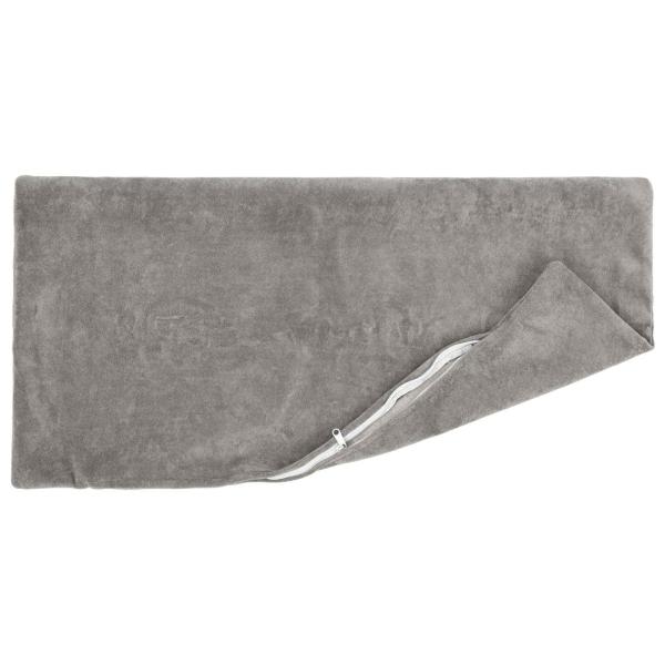 Wurfkissen 6 stk. HEERLEN Hellgrau 30 x 50 cm Mikrofaser Fleece