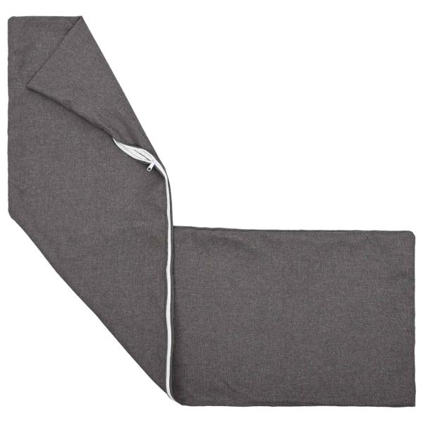 Wurfkissen 2 stk. HEERLEN Hellgrau 40 x 145 cm Stoff