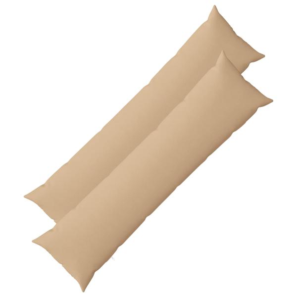 Wurfkissen 2 stk. HEERLEN Creme 40 x 145 cm Stoff
