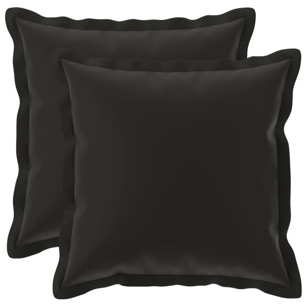 Wurfkissen 2 stk. HOUTEN Schwarz 40 x 40 cm Polyester