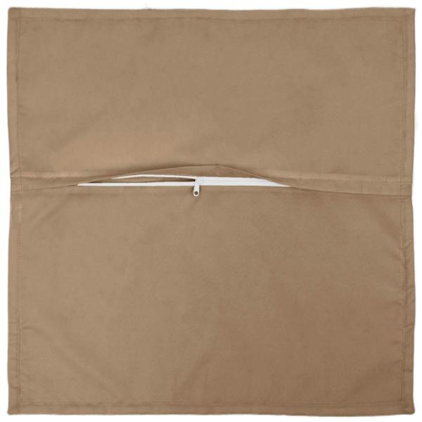 Wurfkissen 2 stk. HOUTEN Taupe 40 x 40 cm Polyester