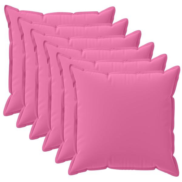Wurfkissen 6 stk. HOUTEN Rosa 50 x 50 cm Polyester