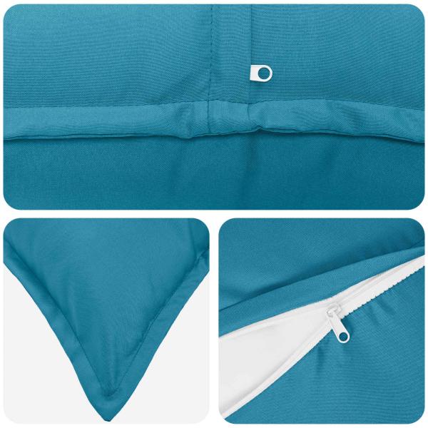 Wurfkissen 2 stk. HOUTEN Hellblau 50 x 50 cm Polyester