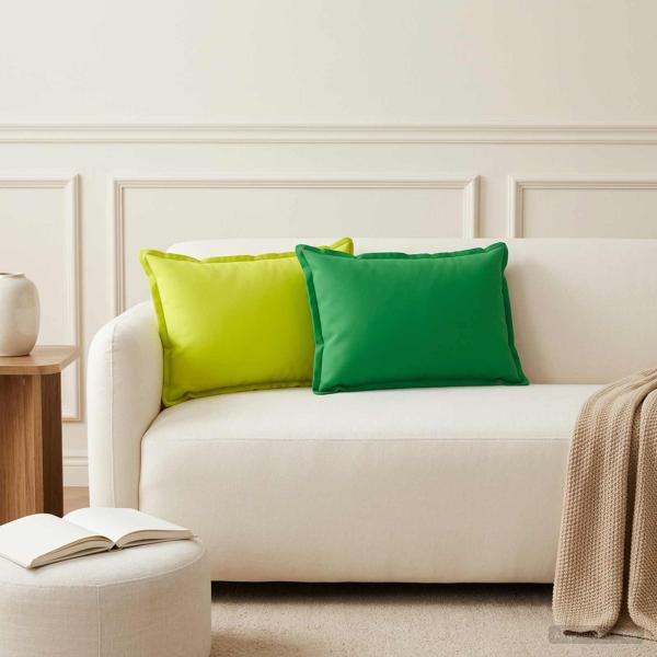 ARDEBO.de - Wurfkissen 6 stk. HOUTEN Grün 30 x 50 cm Polyester