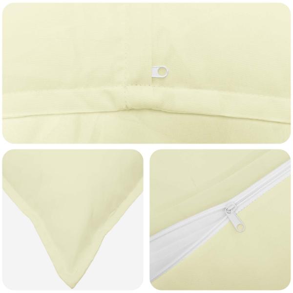 Wurfkissen 2 stk. HOUTEN Creme 45 x 45 cm Polyester
